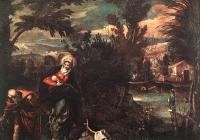 Jacopo Robusti Tintoretto - Flight into Egypt